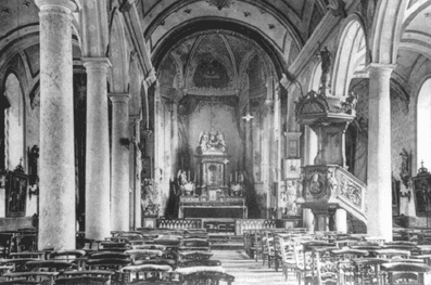 Eglise de Fraire en 1946