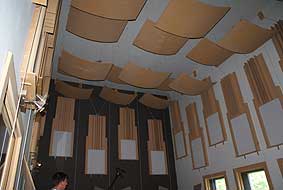 Plafond du studio